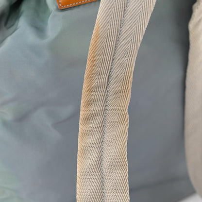 Prada Nylon Vela Patent Backpack Blue 11 of 12