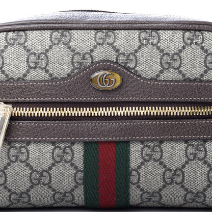 Gucci GG Supreme Monogram Web Small Ophidia Belt Bag 85 34 Dark Brown 10 of 10