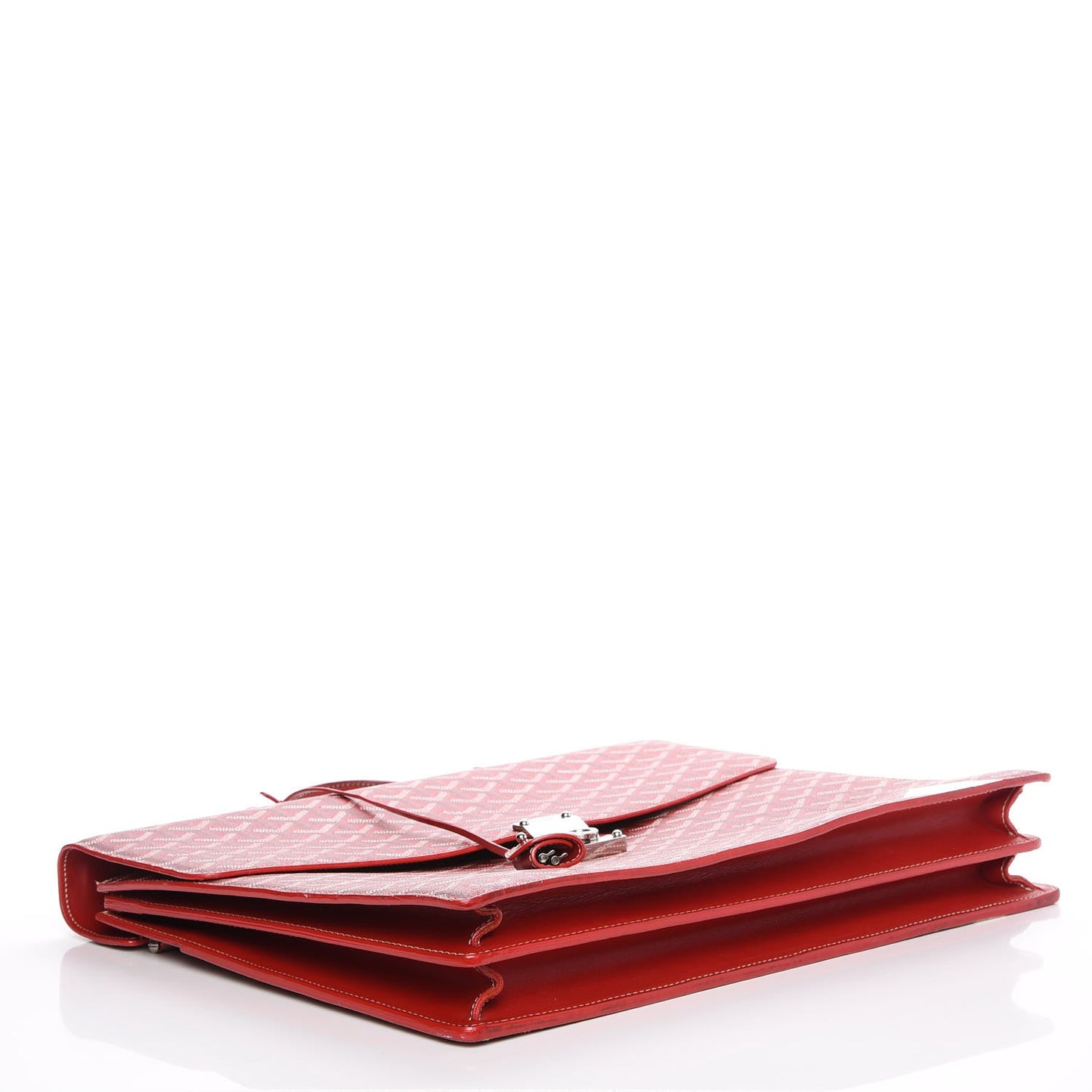 Chevron Serviette Chypre Briefcase Red