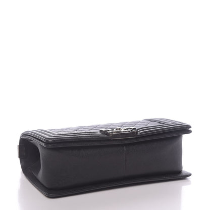 Chanel Caviar Quilted Medium Boy Flap Black 3 of 15