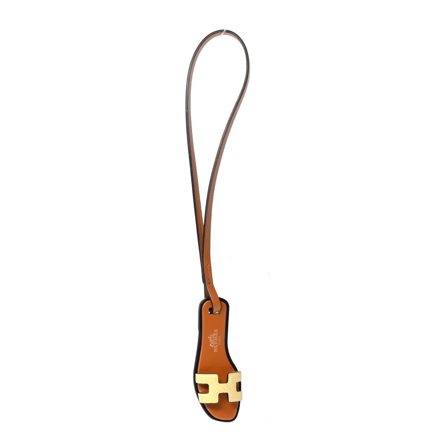 Hermes Epsom Butler Calfskin Hunter Oran Nano Bag Charm Jaune Poussin 1 of 4