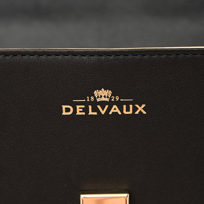 Delvaux Smooth Calfskin GM Tempete Satchel Black 6 of 13