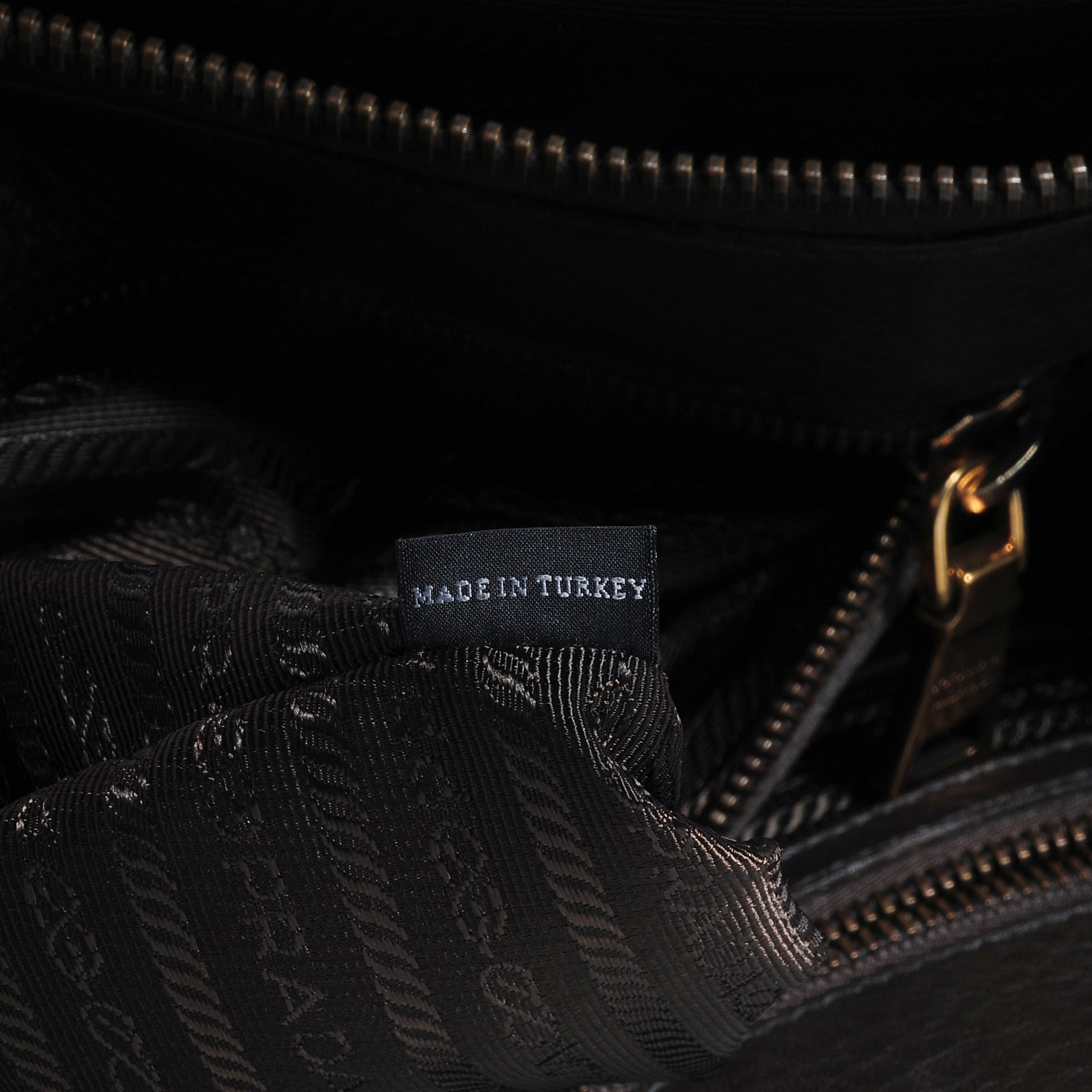 Prada Tessuto Nylon Double Zip Logo Tote Nero Black 7 of 11