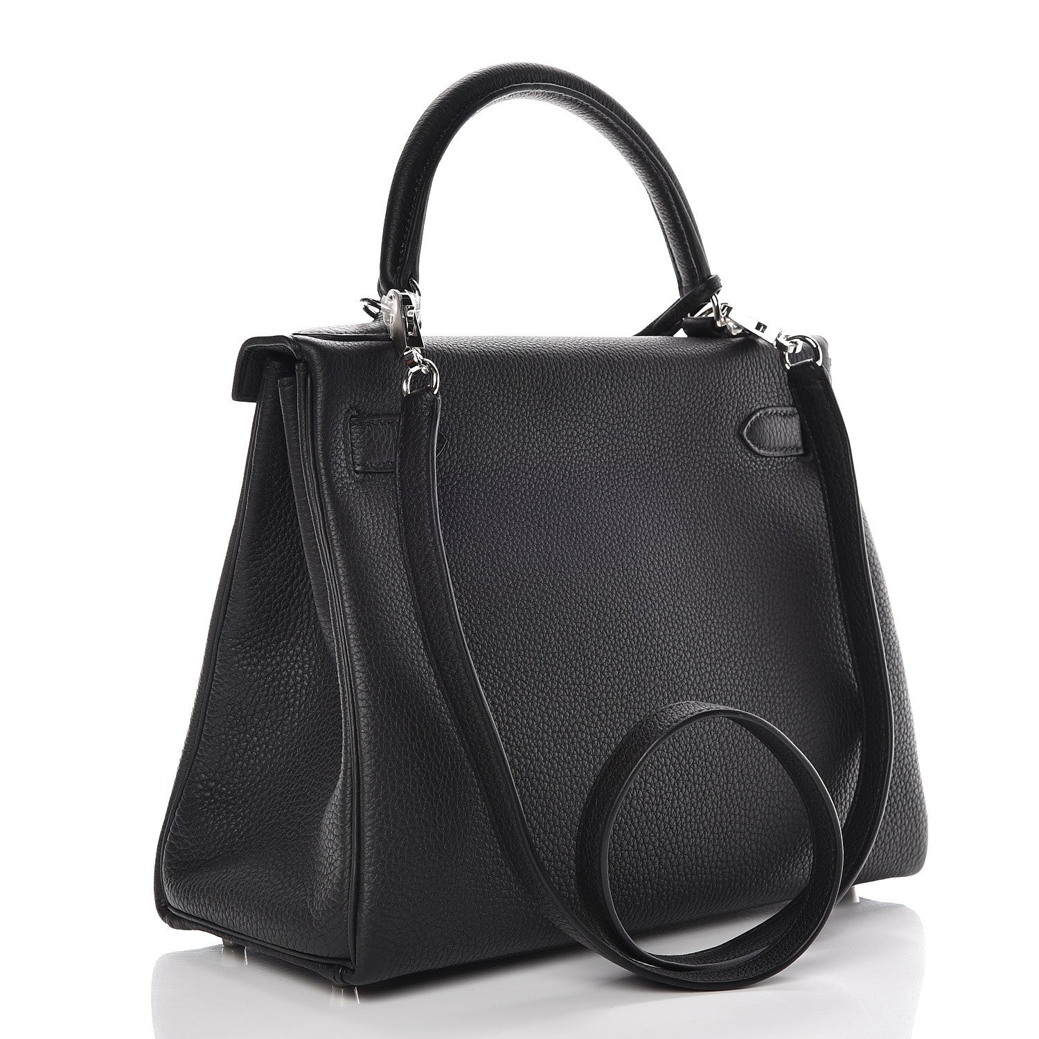 Hermes Togo Kelly Retourne 28 Black 3 of 37
