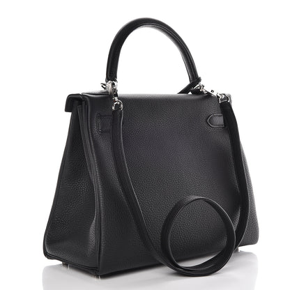 Hermes Togo Kelly Retourne 28 Black 3 of 37