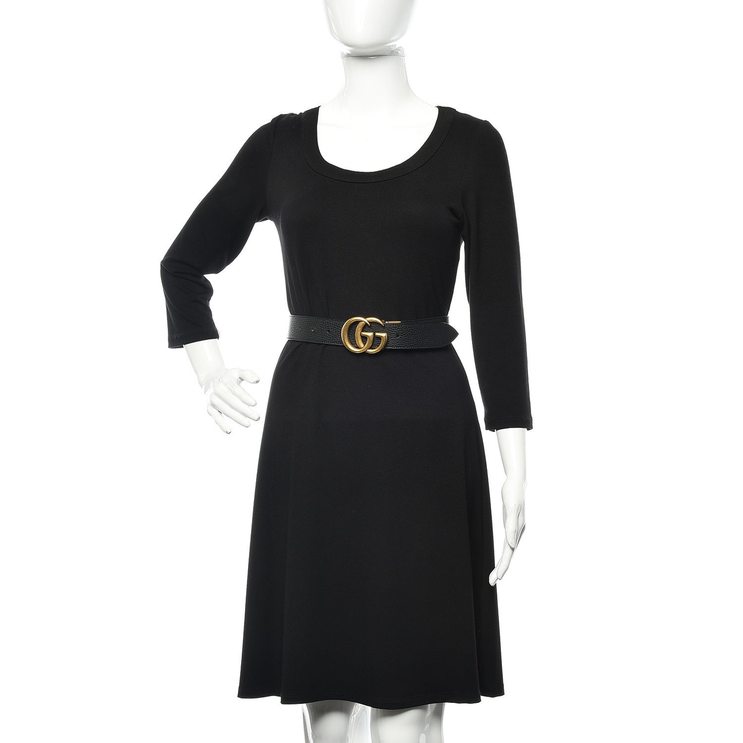 Calfskin Double G Reversible 37mm Belt 90 36 Black Cocoa