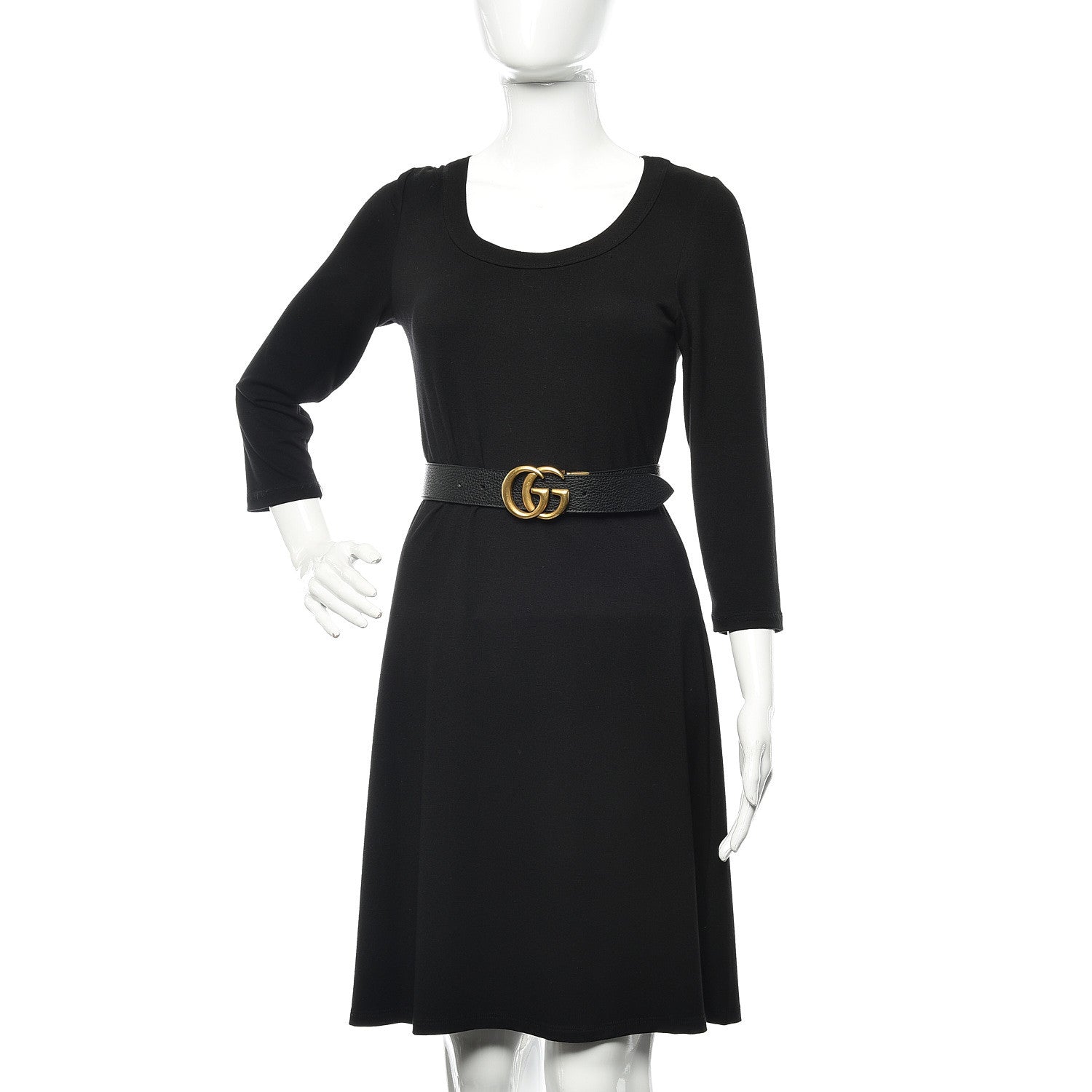 Gucci Calfskin Double G Reversible 37mm Belt 90 36 Black Cocoa 2 of 6