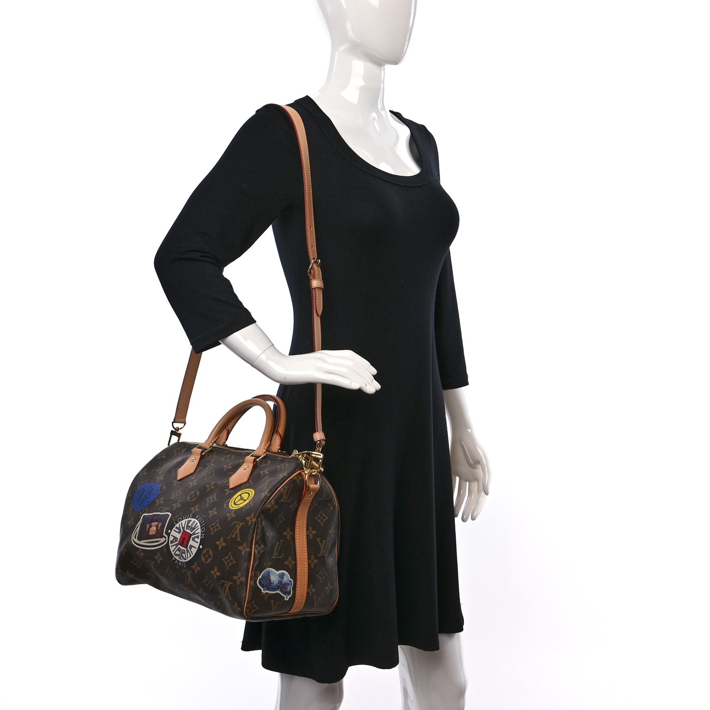 Monogram World Tour Speedy Bandouliere 30