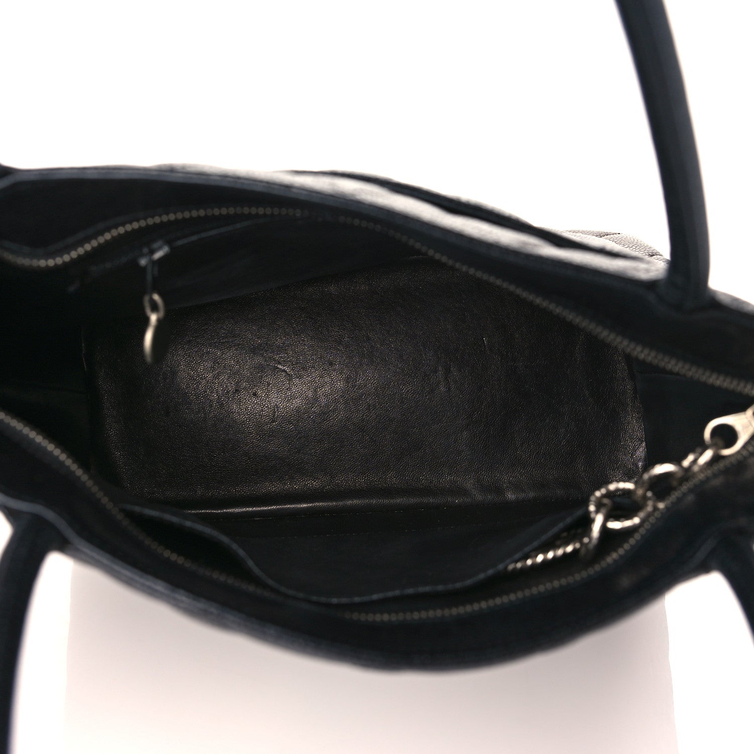 Chanel Caviar Quilted Medallion Tote Black 4 of 9