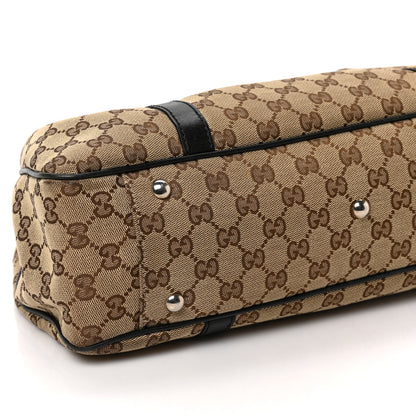 Gucci Monogram Medium Twins Tote Dark Brown 8 of 9