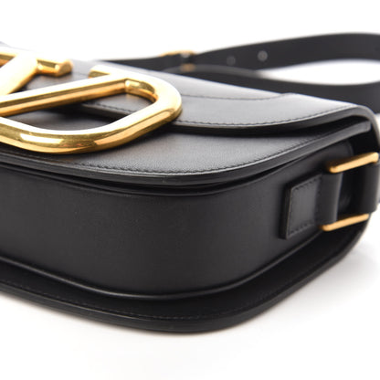 Valentino Garavani Smooth Calfskin Supervee Shoulder Bag Black 7 of 9