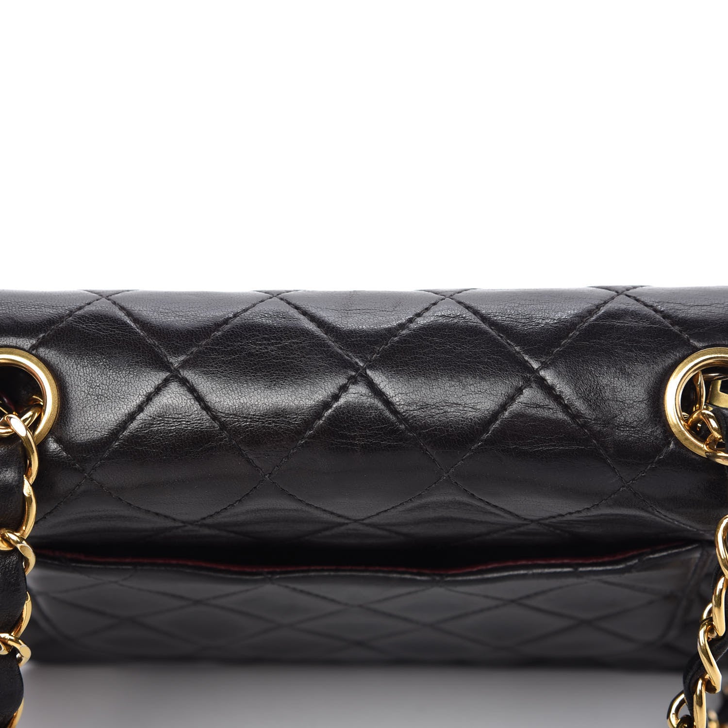 Chanel Lambskin Quilted Mini Square Flap Black 8 of 12