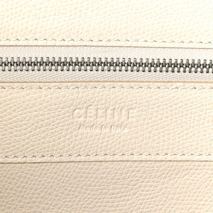 Celine Grained Calfskin Horizontal Bi-Color Cabas White Black 6 of 9