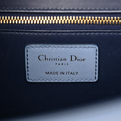 Christian Dior Smooth Calfskin 30 Montaigne Flap Bag Indigo Blue 6 of 14