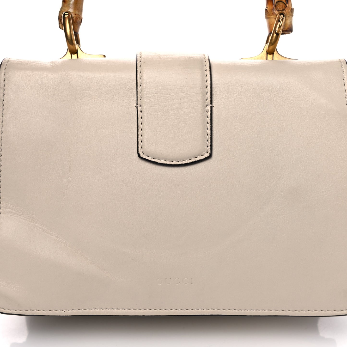 Calfskin Bamboo Web Mini Dionysus Top Handle Bag White Blue Hibiscus Red