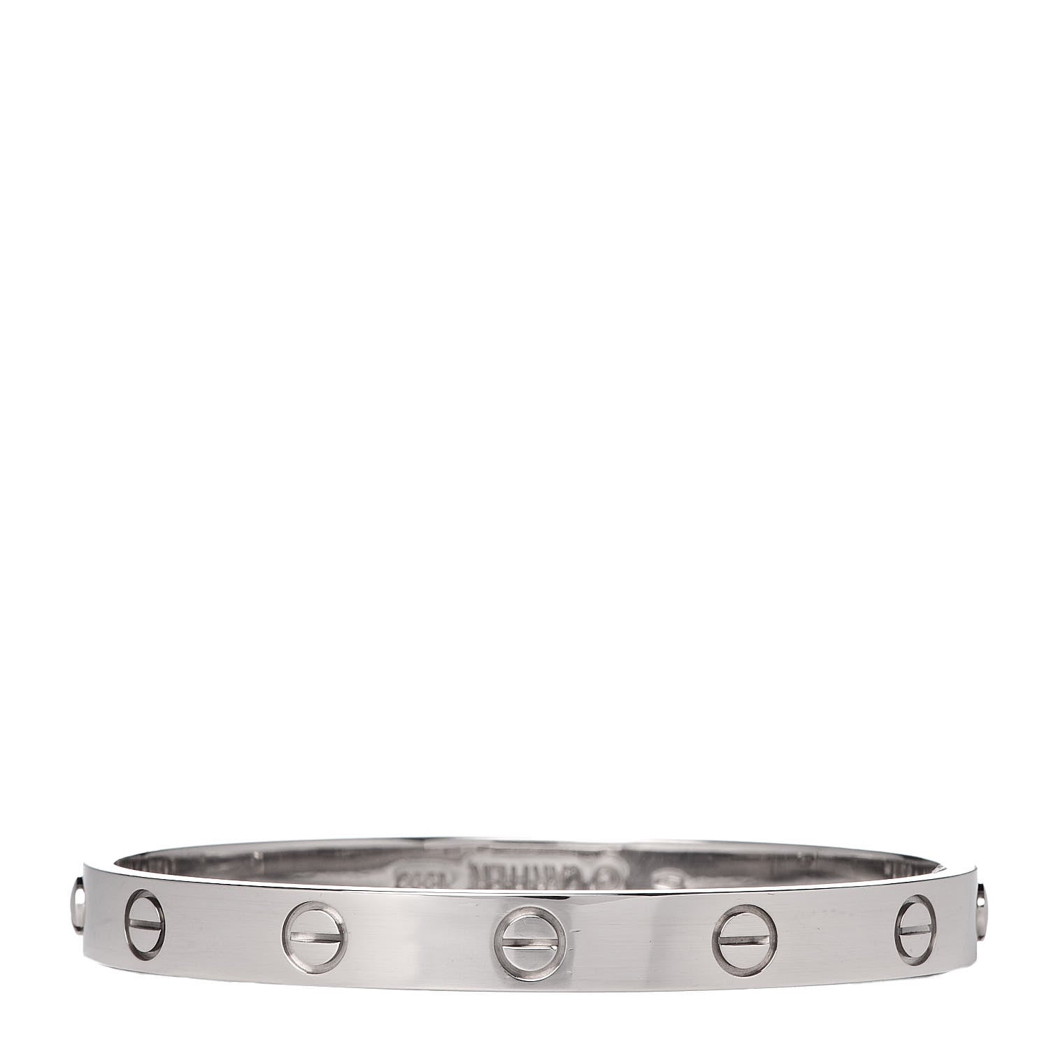 Cartier 18K White Gold LOVE Bracelet 16 3 of 6