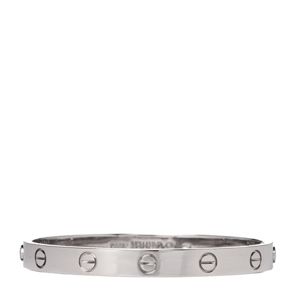Cartier 18K White Gold LOVE Bracelet 16 3 of 6