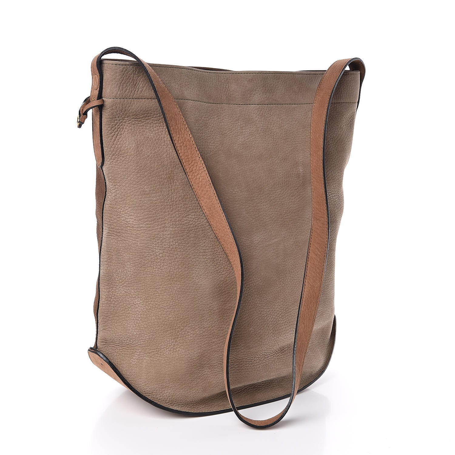 Delvaux Nubuck Le Pin Shoulder Bag Brown 3 of 9