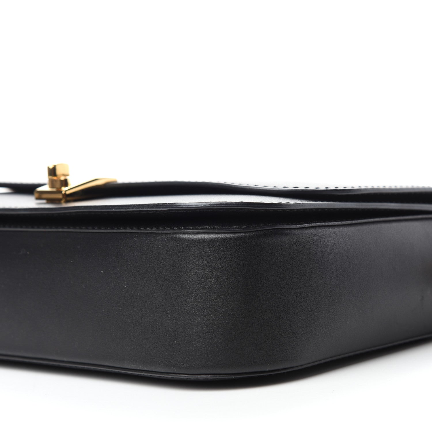 Valentino Garavani Vitello Turnlock Flap Shoulder Bag Black 7 of 10