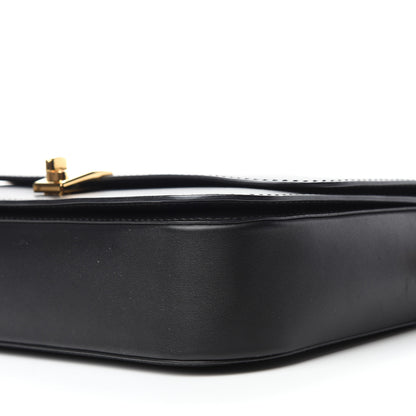 Valentino Garavani Vitello Turnlock Flap Shoulder Bag Black 7 of 10