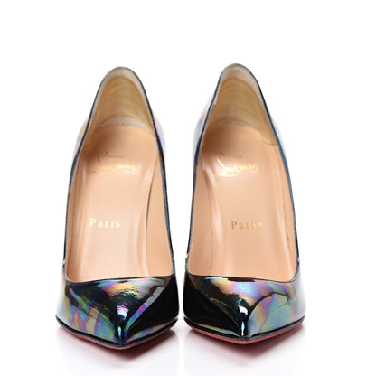 Christian Louboutin Patent Pigalle Follies 100 Pumps 36.5 Stellar Black 2 of 12