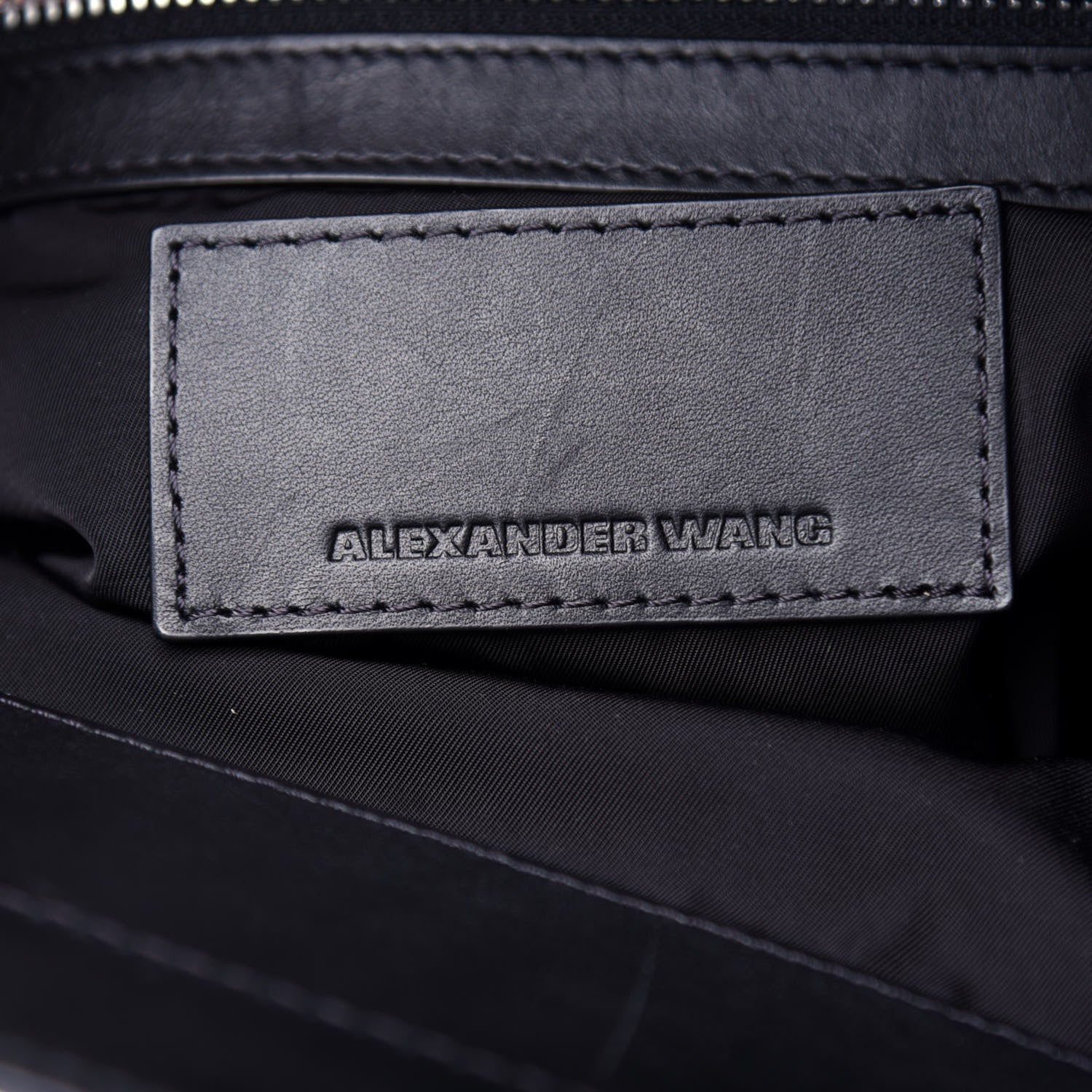 Alexander Wang Metallic Crinkled Patent Calfskin Embossed Prisma Fold-Over Backpack Green Nickel Hardware 6 of 10