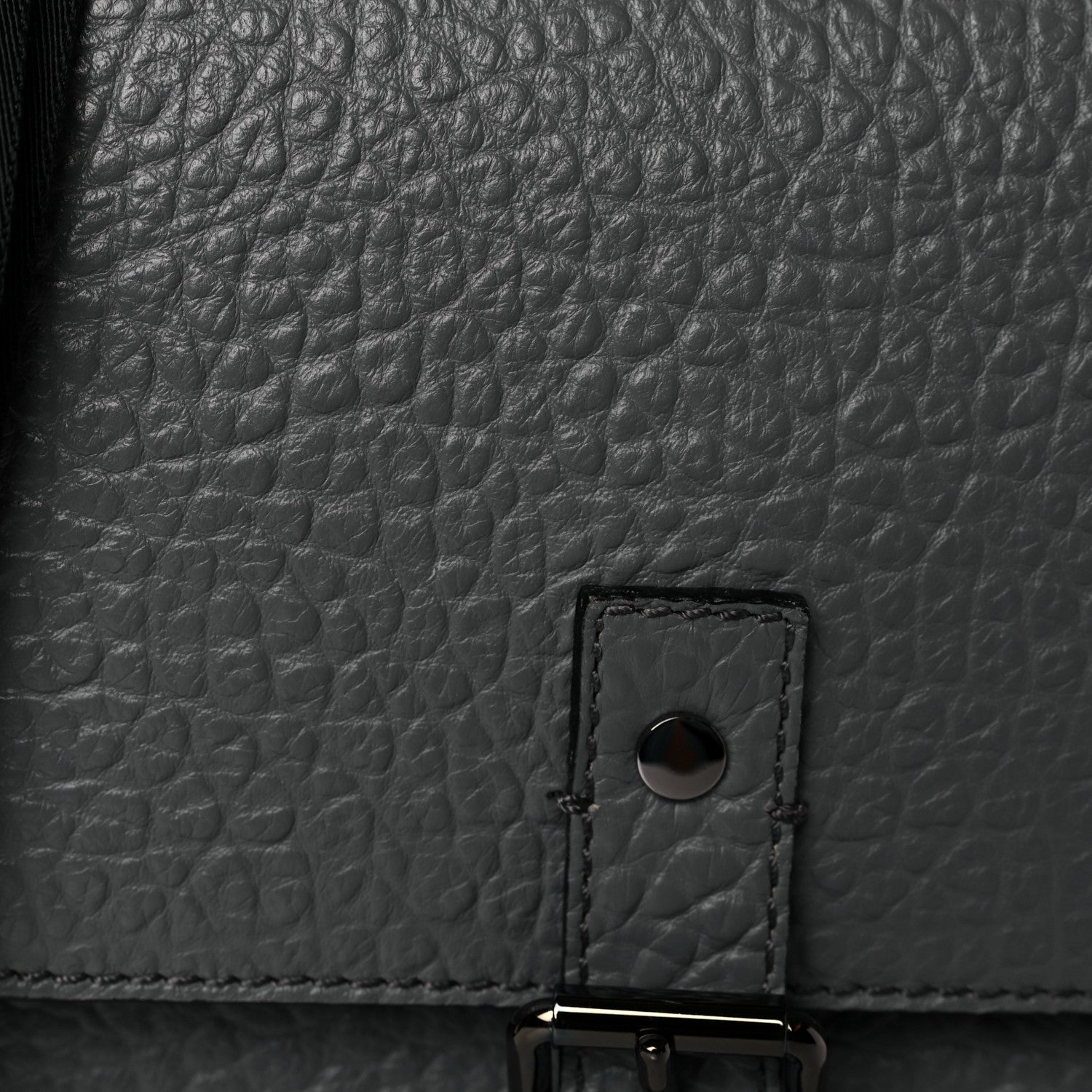Burberry Grainy Calfskin Heritage Grain Mini Crossbody Bag Grey 9 of 9