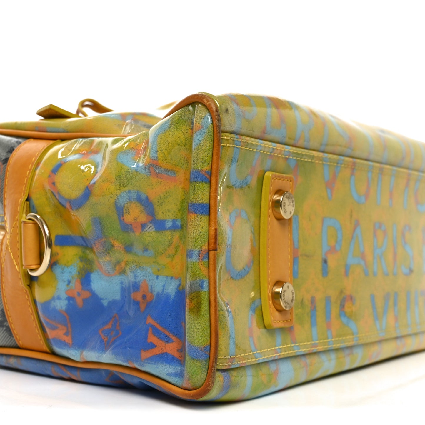Monogram Pulp Defile Weekender PM Yellow