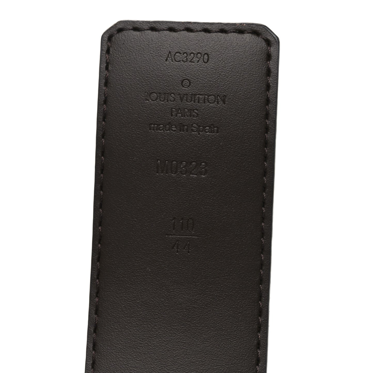 Monogram Calfskin 40mm LV Initiales Reversible Belt 110 44 Black