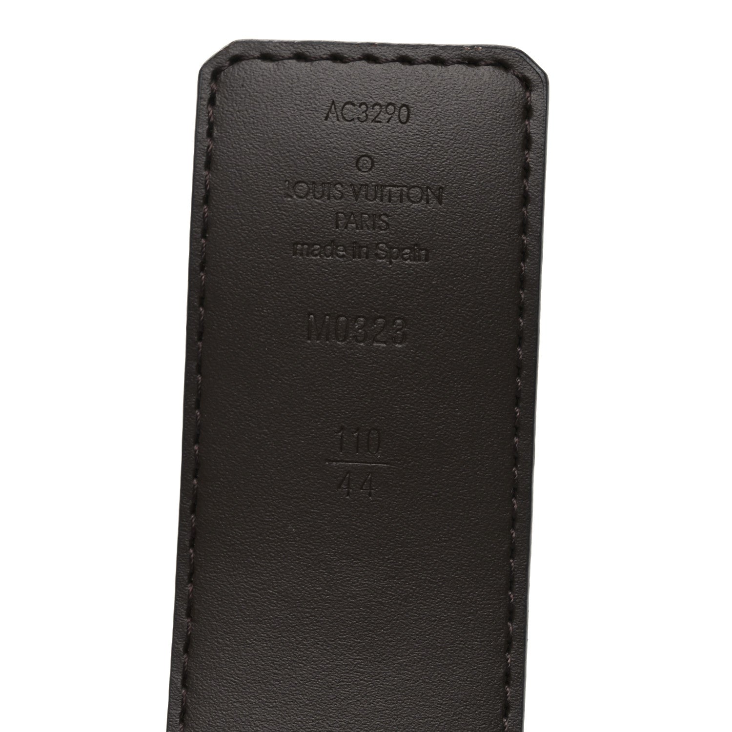 Louis Vuitton Monogram Calfskin 40mm LV Initiales Reversible Belt 110 44 Black 5 of 5