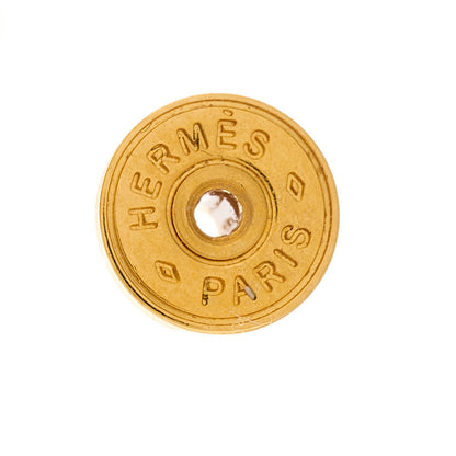 Hermes Box Calfskin Olympe Hoop Earrings Cannelle 4 of 5