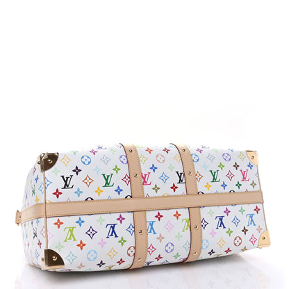 Louis Vuitton LV X TM Monogram Multicolor Keepall Bandouliere 45 White 4 of 11