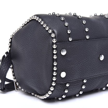 Alexander Wang Calfskin Studded Rockie Matte Black Rhodium Hardware 6 of 9