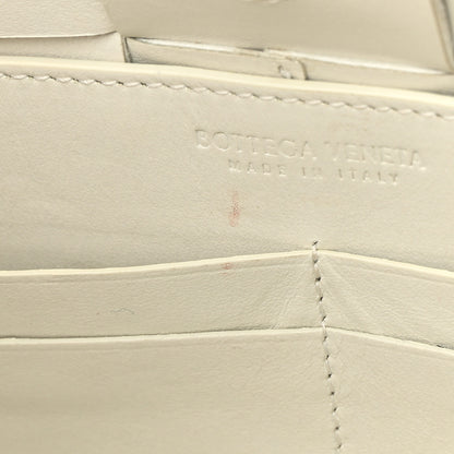 Bottega Veneta Calfskin Maxi Intrecciato Cassette Pouch On Strap Chalk 13 of 15