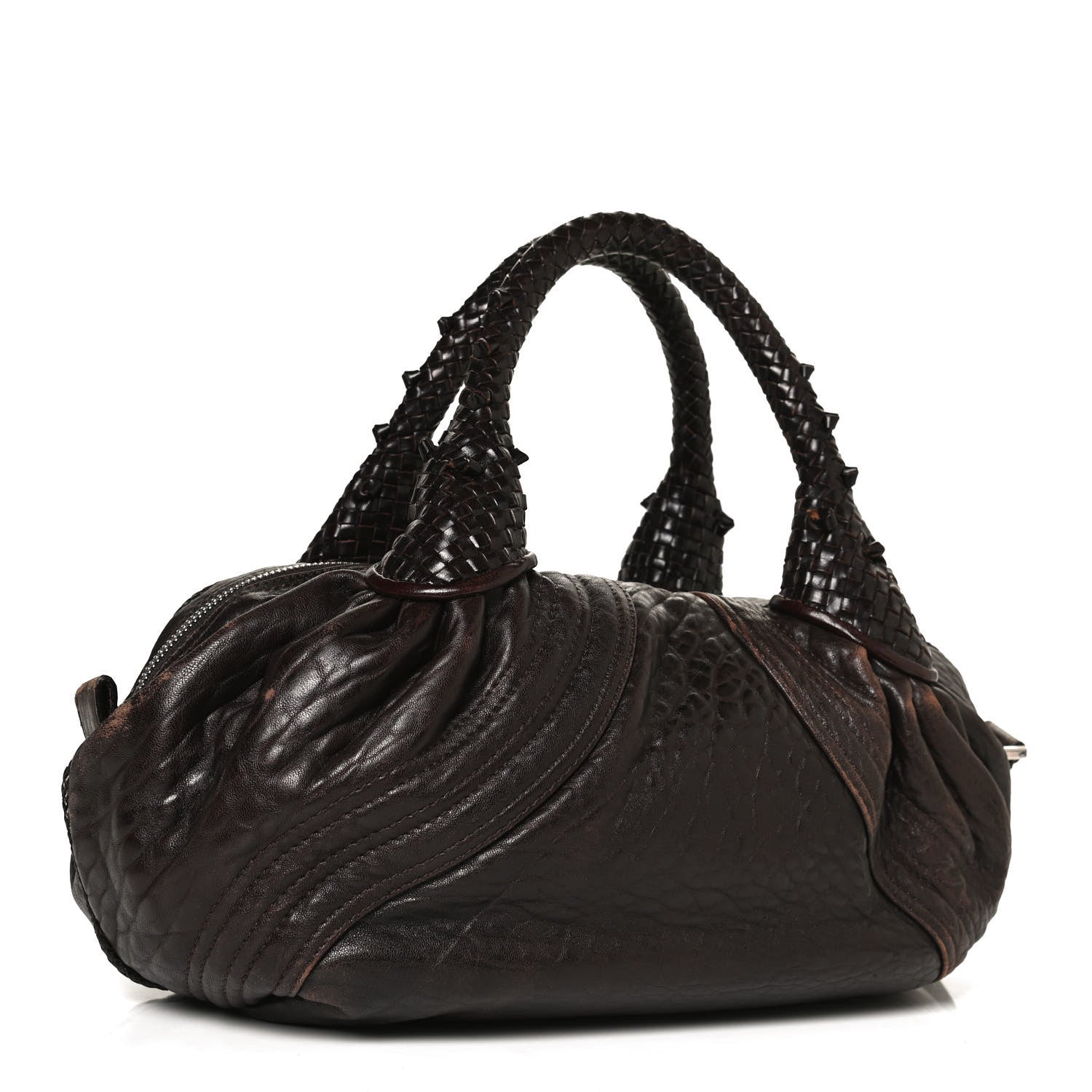 Fendi Nappa Nuvolata Spy Bowler Moro 2 of 11