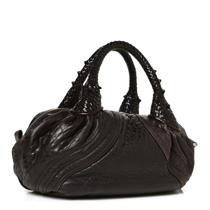 Fendi Nappa Nuvolata Spy Bowler Moro 2 of 11