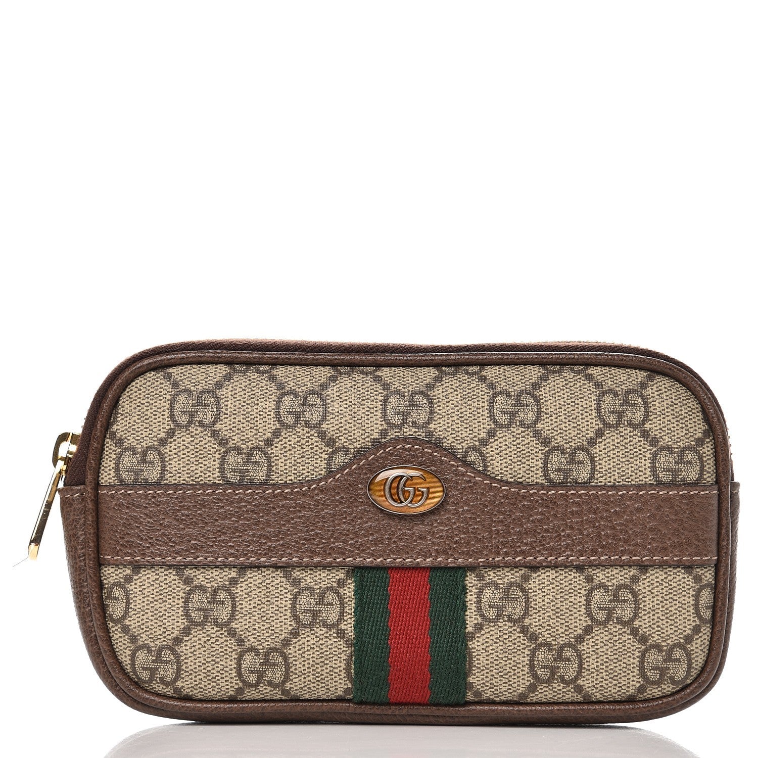 Gucci GG Supreme Monogram Ophidia Belted iPhone Case 105 42 Dark Brown 9 of 17