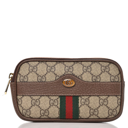 Gucci GG Supreme Monogram Ophidia Belted iPhone Case 105 42 Dark Brown 9 of 17
