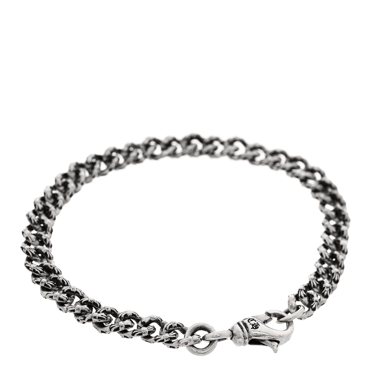 Chrome Hearts Sterling Silver Mini Extra Fancy Link Bracelet 2 of 5