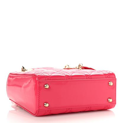 Christian Dior Patent Cannage Mini Lady Dior Pink 4 of 8
