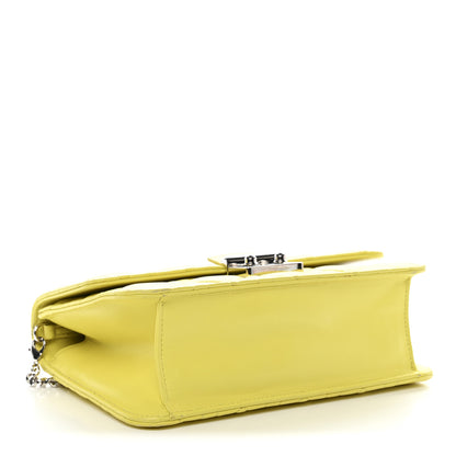 Christian Dior Lambskin Cannage Miss Dior Promenade Pouch Citron 4 of 13