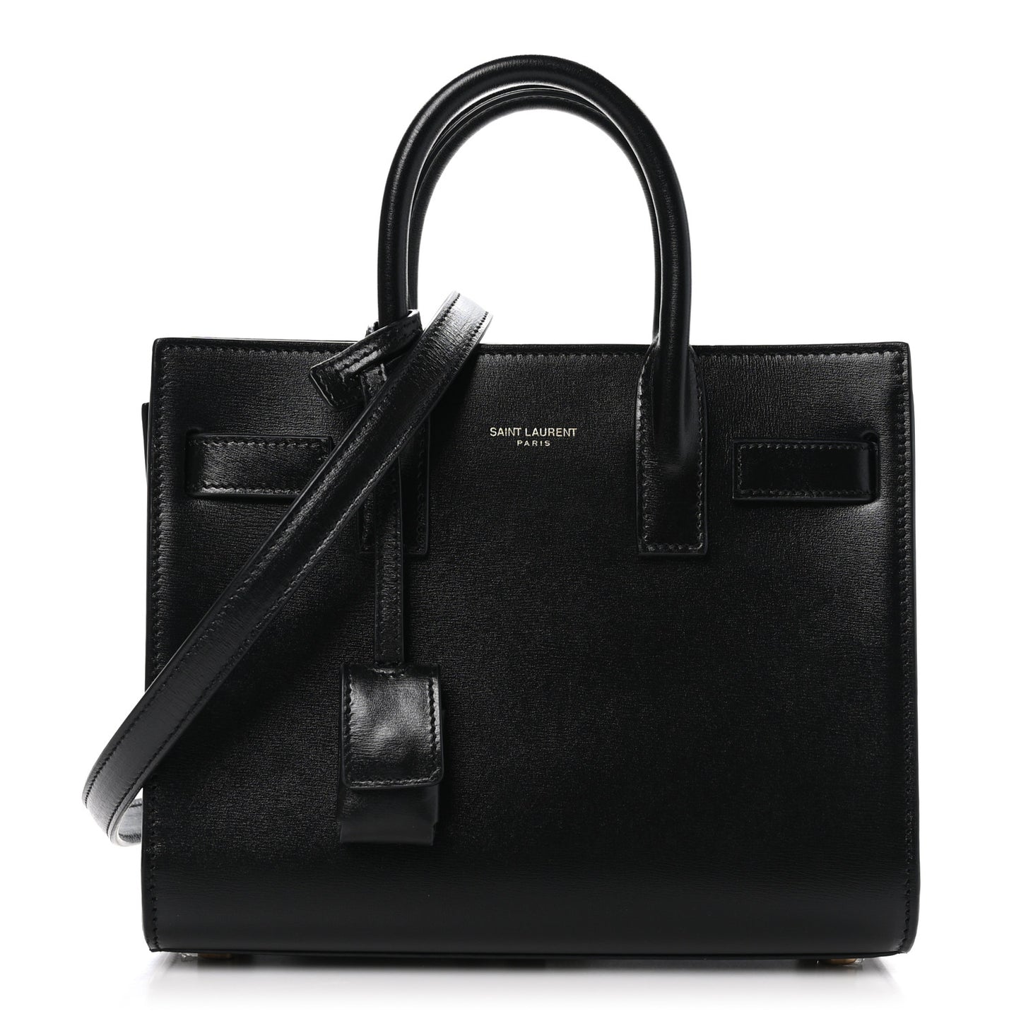 Calfskin Nano Sac De Jour Black