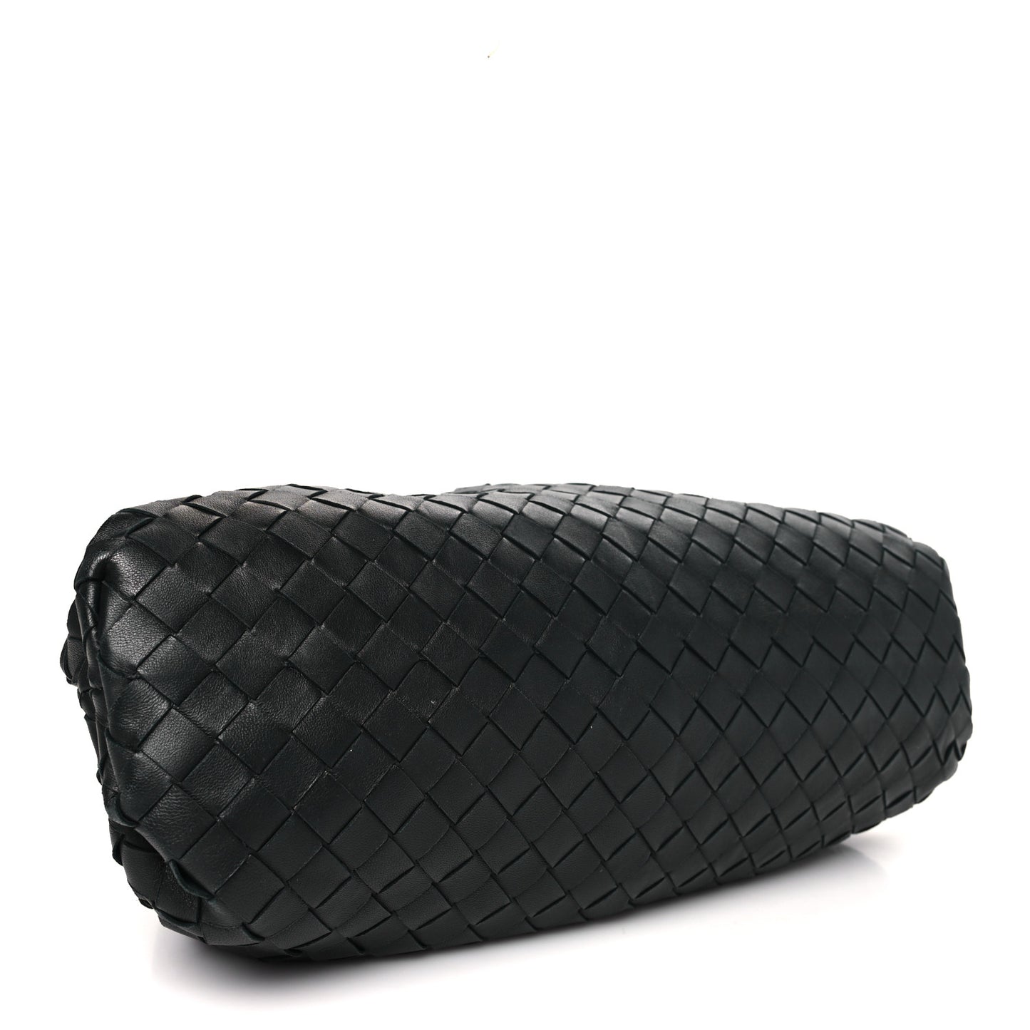 Nappa Maxi Intrecciato The Pouch Oversized Clutch Black