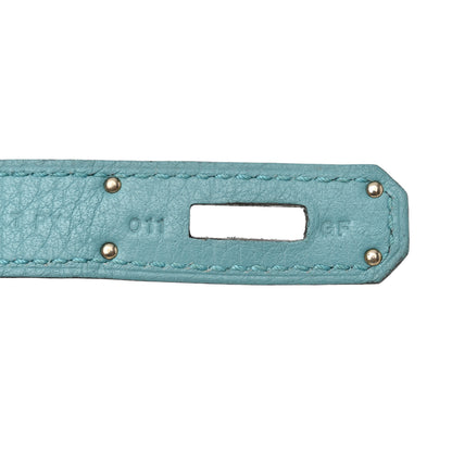 Hermes Taurillon Clemence Birkin 30 Bleu Saint Cyr 7 of 14
