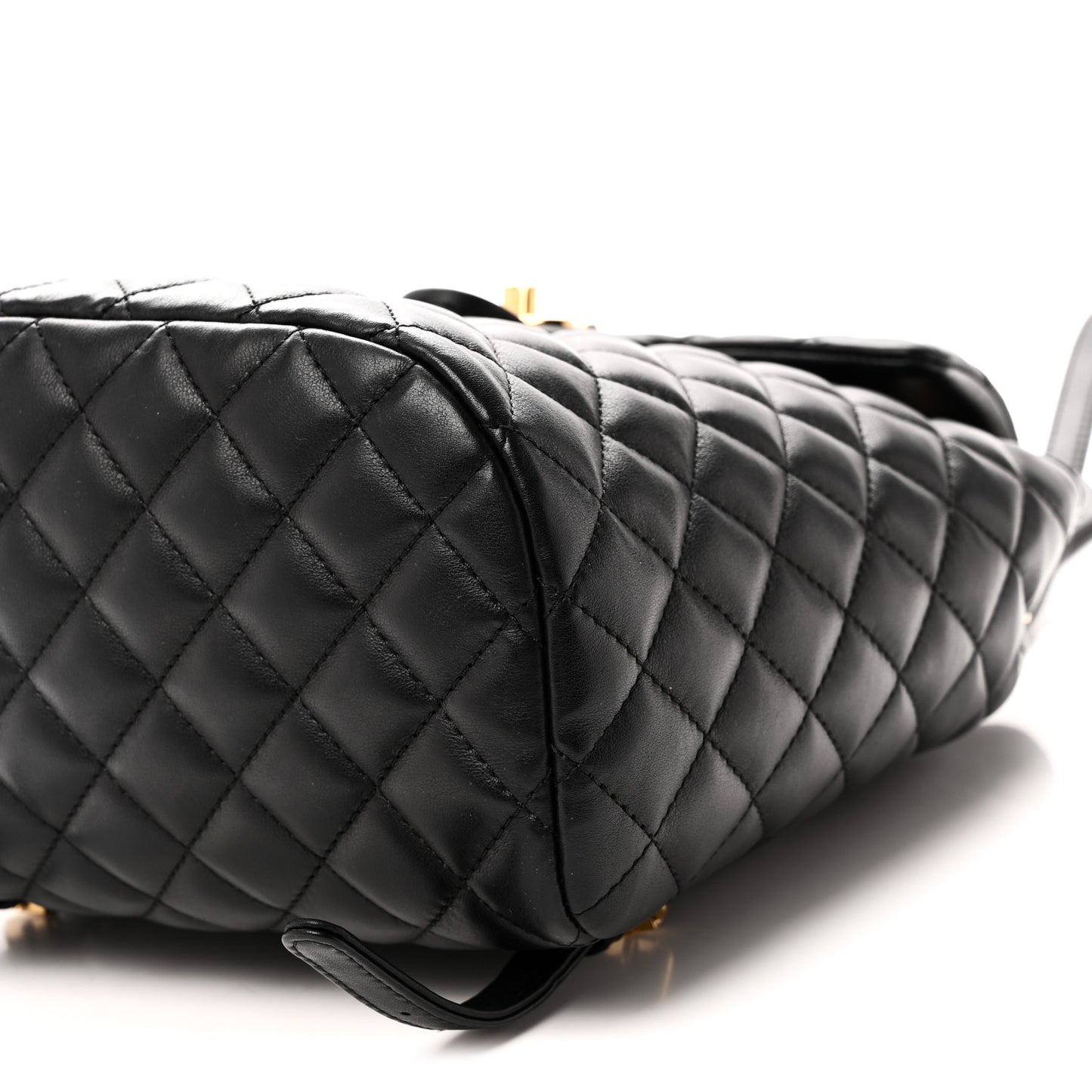 Lambskin Quilted Small Urban Spirit Backpack Black Black