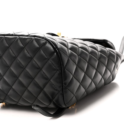 Chanel Lambskin Quilted Small Urban Spirit Backpack Black Black 10 of 10