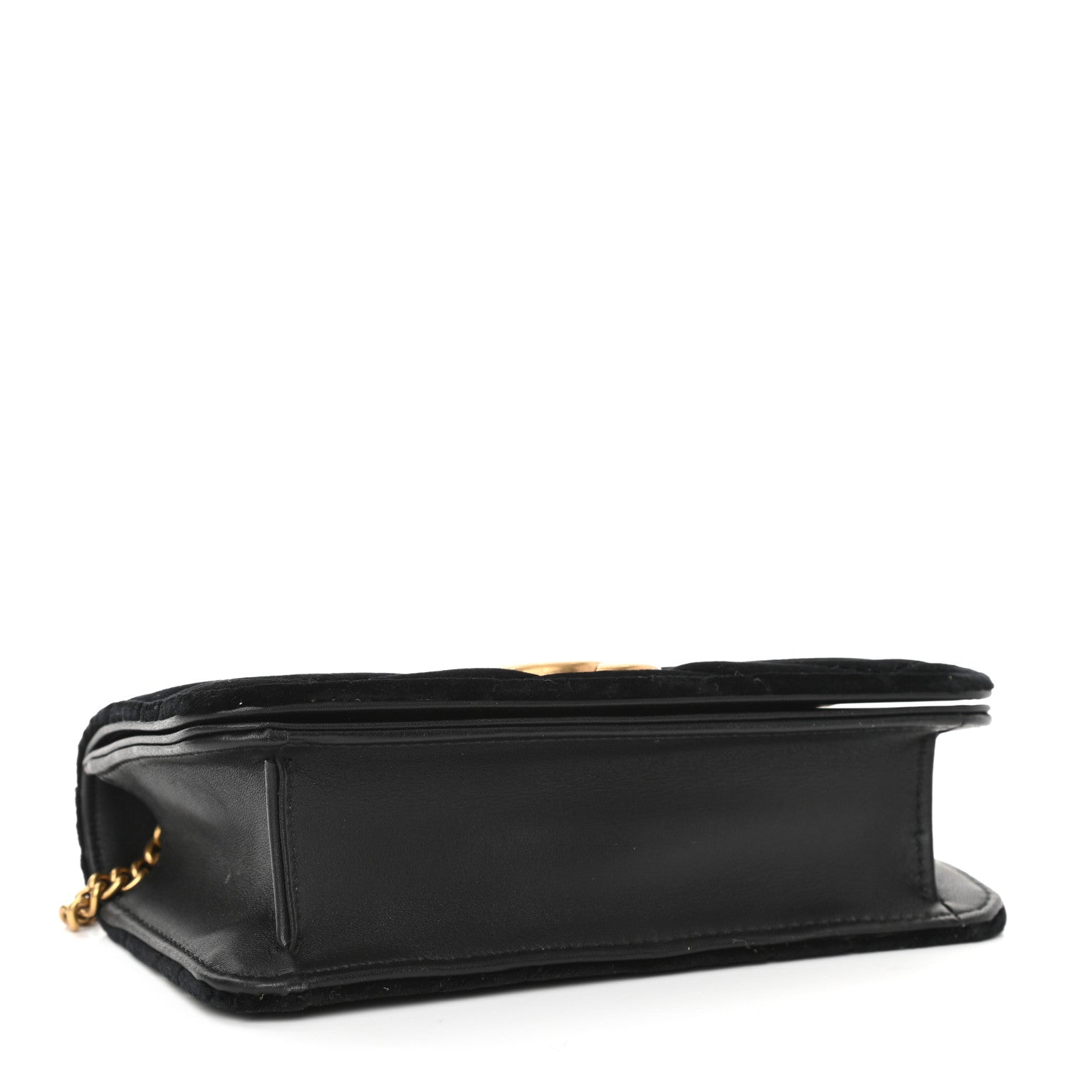 Gucci Velvet Matelasse GG Marmont Mini Bag Black 4 of 9