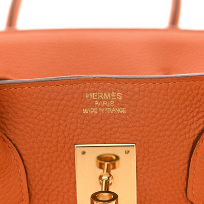 Hermes Togo Birkin 35 Orange 6 of 14