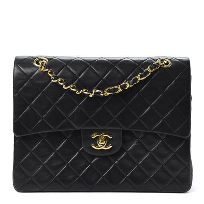 Chanel Lambskin Quilted Small Double Flap Black 1 of 10