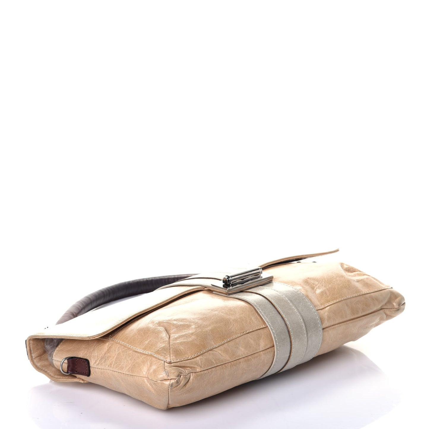 Calfskin Hero Shoulder Bag Beige